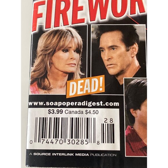 days of our lives soap opera digest joseph mascolo stefano july 8, 2008 Vintage - Picture 4 of 10